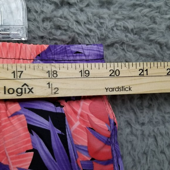 CSG Swimwear Mens 2XL Pink Nylon Fiji Field Drawstring Trunks NWT - Picture 5 of 14